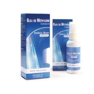 Flacon de bleu de méthylène de 50 ml avec sa boîte