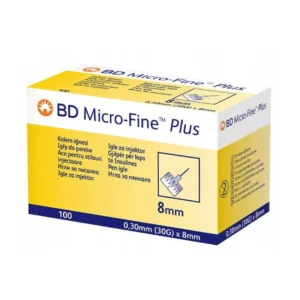 Aiguilles pour stylo à insuline BD Micro-Fine Plus 30G × 8 mm – Boîte de 100 Aiguilles pour stylo à insuline BD Micro-Fine Plus 30G × 8 mm, boîte de 100