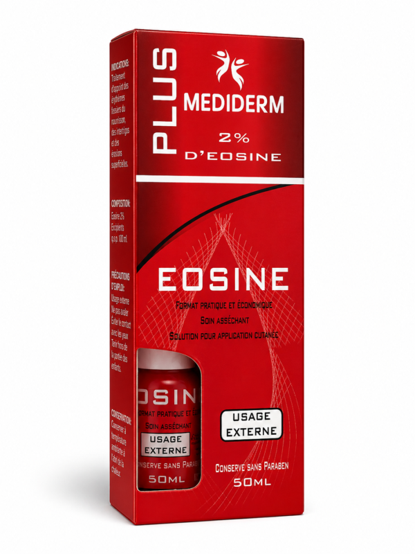 Flacon spray d’éosine aqueuse 2 % de 50 ml