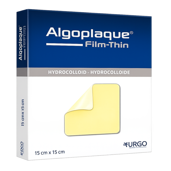ChatGPT-Image-29-avr.-2026-15_10_45.png Boîte de pansements hydrocolloïdes Urgo Algoplaque Film-Thin 15 x 15 cm