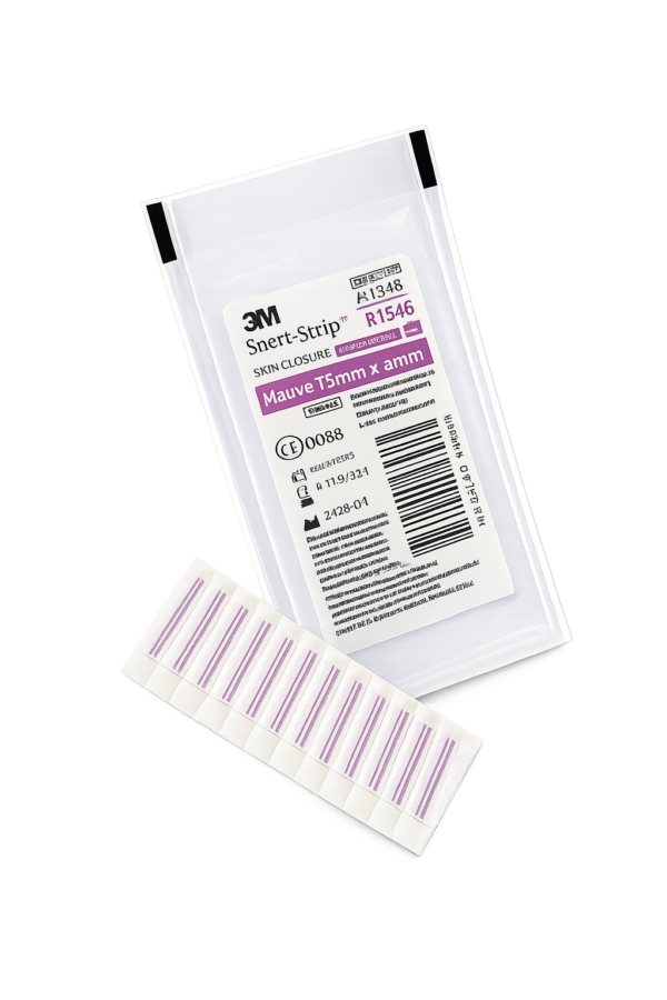 Sachet de sutures adhésives Steri-Strip 3M repère mauve 75 mm sur 3 mm