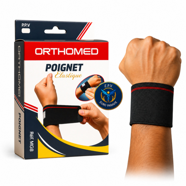 Bandage de poignet élastique MG8