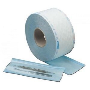 Rouleau de gaine de stérilisation en papier médical et film transparent