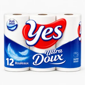 Papier hygiénique petit modèle 2 plis – Lot de 12 rouleaux