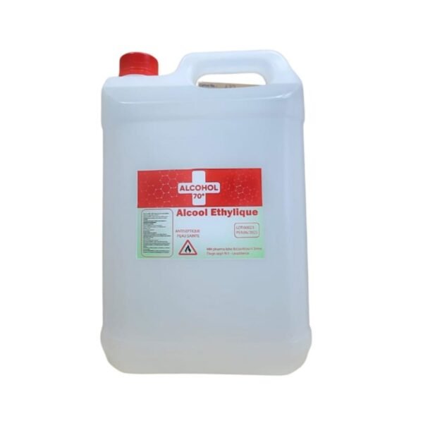 Bidon de 5 litres d’alcool antiseptique à 70 degrés