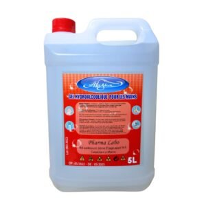 Bidon de 5 litres de gel hydroalcoolique pour les mains