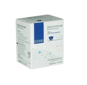 Bandelettes de glycémie Bionime GS300 – 25 bandelettes Bandelettes de glycémie Bionime GS300, 25 bandelettes