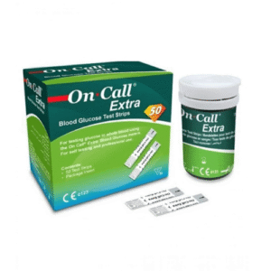Bandelettes de glycémie On Call Extra – 50 bandelettes Bandelettes de glycémie On Call Extra, 50 bandelettes