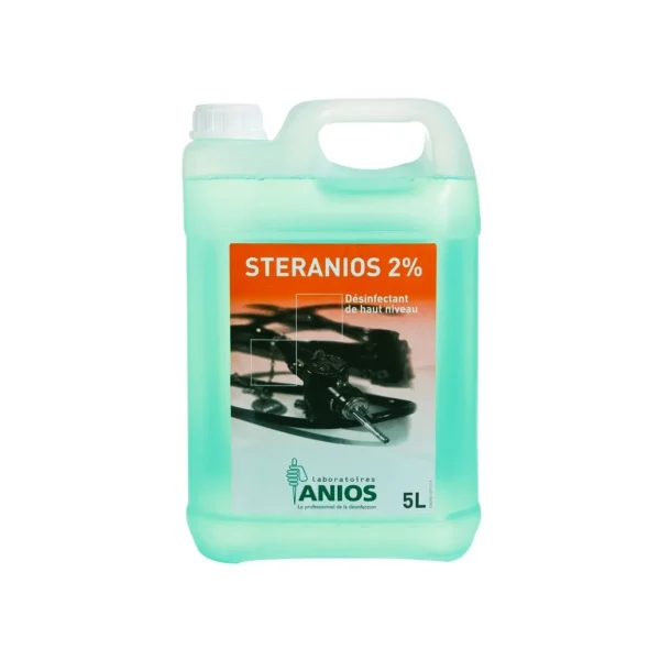 Désinfectant de haut niveau Anios Steranios 2 %, bidon de 5 L