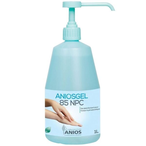 Gel hydroalcoolique Anios Aniosgel 85 NPC – 1 L Gel hydroalcoolique Anios Aniosgel 85 NPC en flacon de 1 L