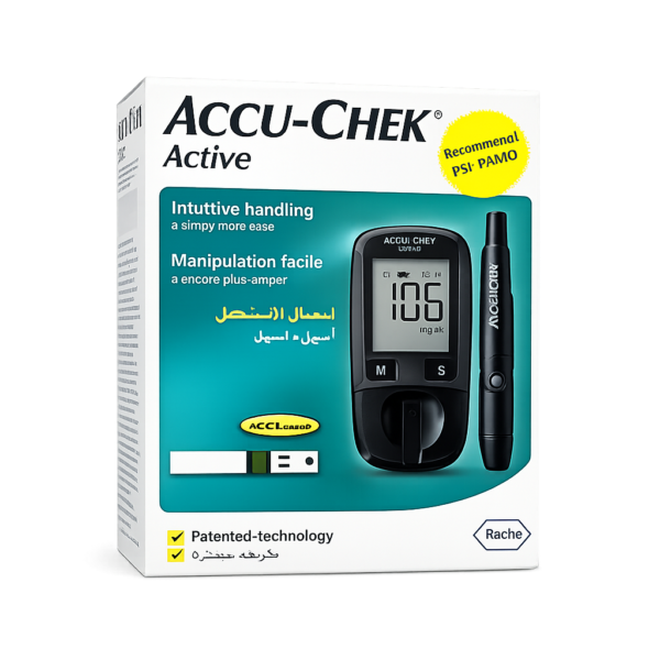 Kit lecteur de glycémie Accu-Chek Active