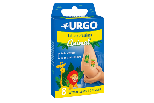 Pansements enfant Urgo à motifs – 8 pansements Pansements enfant Urgo à motifs, lot de 8