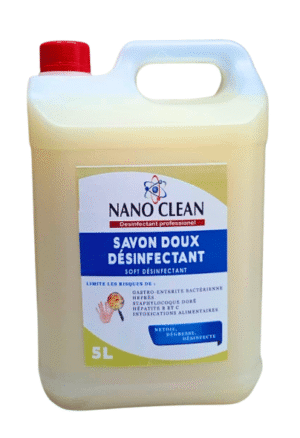 Savon doux désinfectant, 5 L