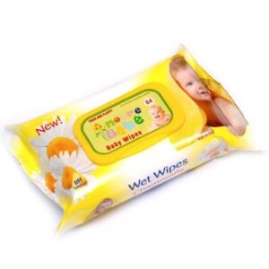 Paquet de 100 lingettes humides pour bébé