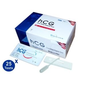 Boîte de 25 tests de grossesse hCG en bandelette